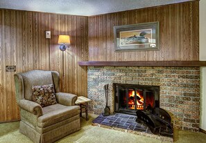 公寓客房, 2 間臥室 | 起居區 | 壁爐、 DVD 播放機