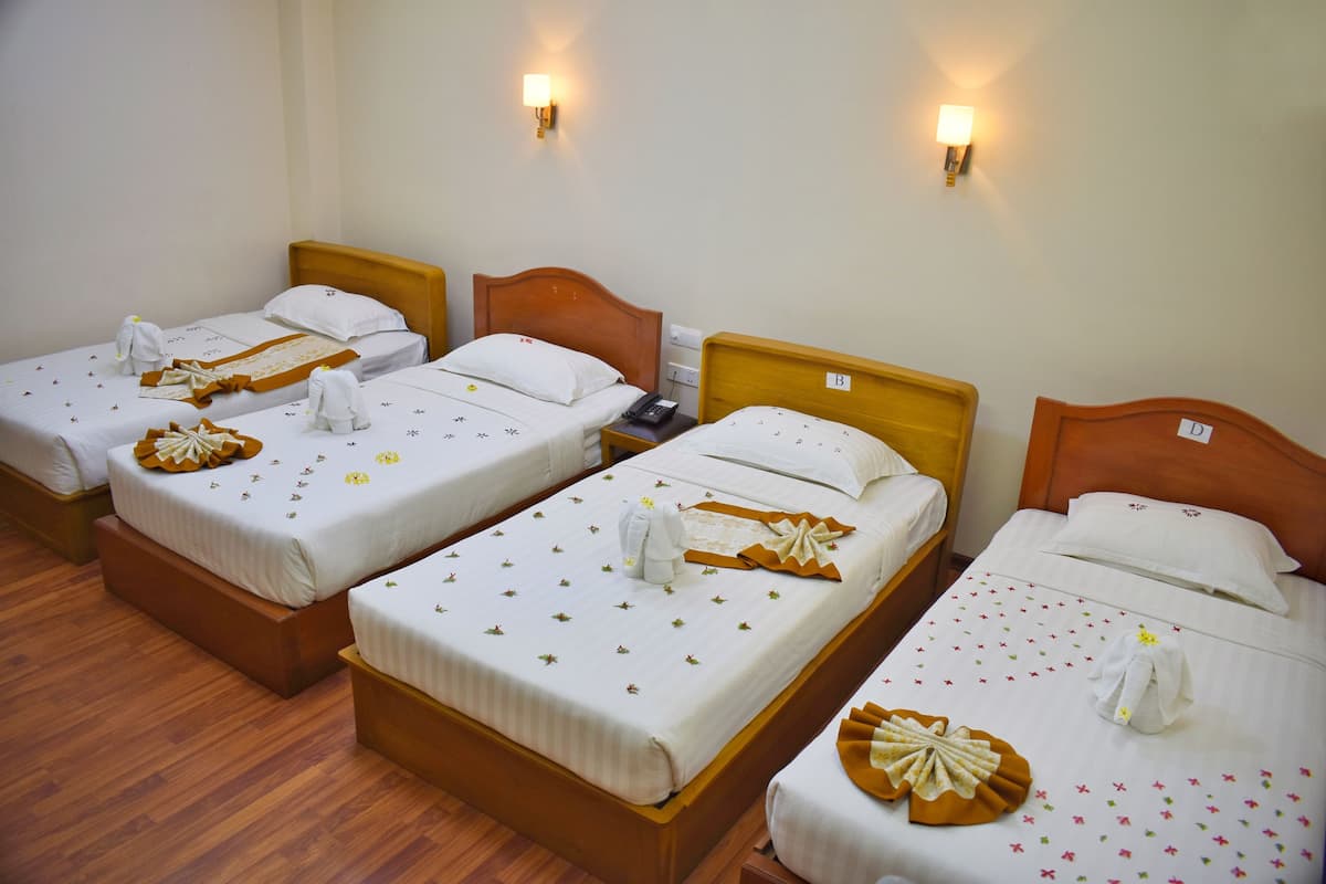 Minibar, desk, blackout curtains, soundproofing