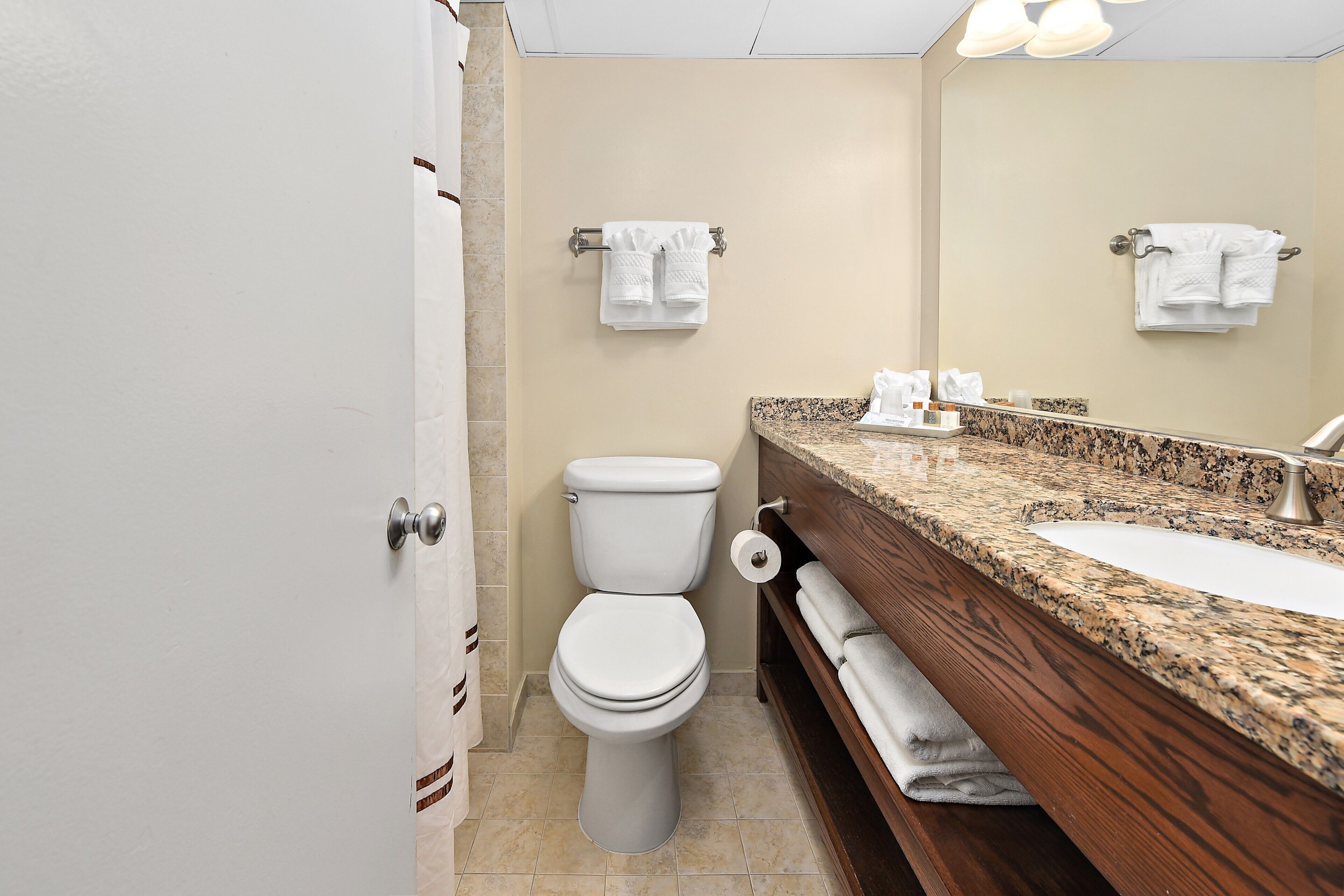 suite, 1 king bed | bathroom | free toiletries, hair dryer, towels, soap