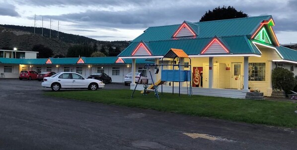 Front of property – evening/night