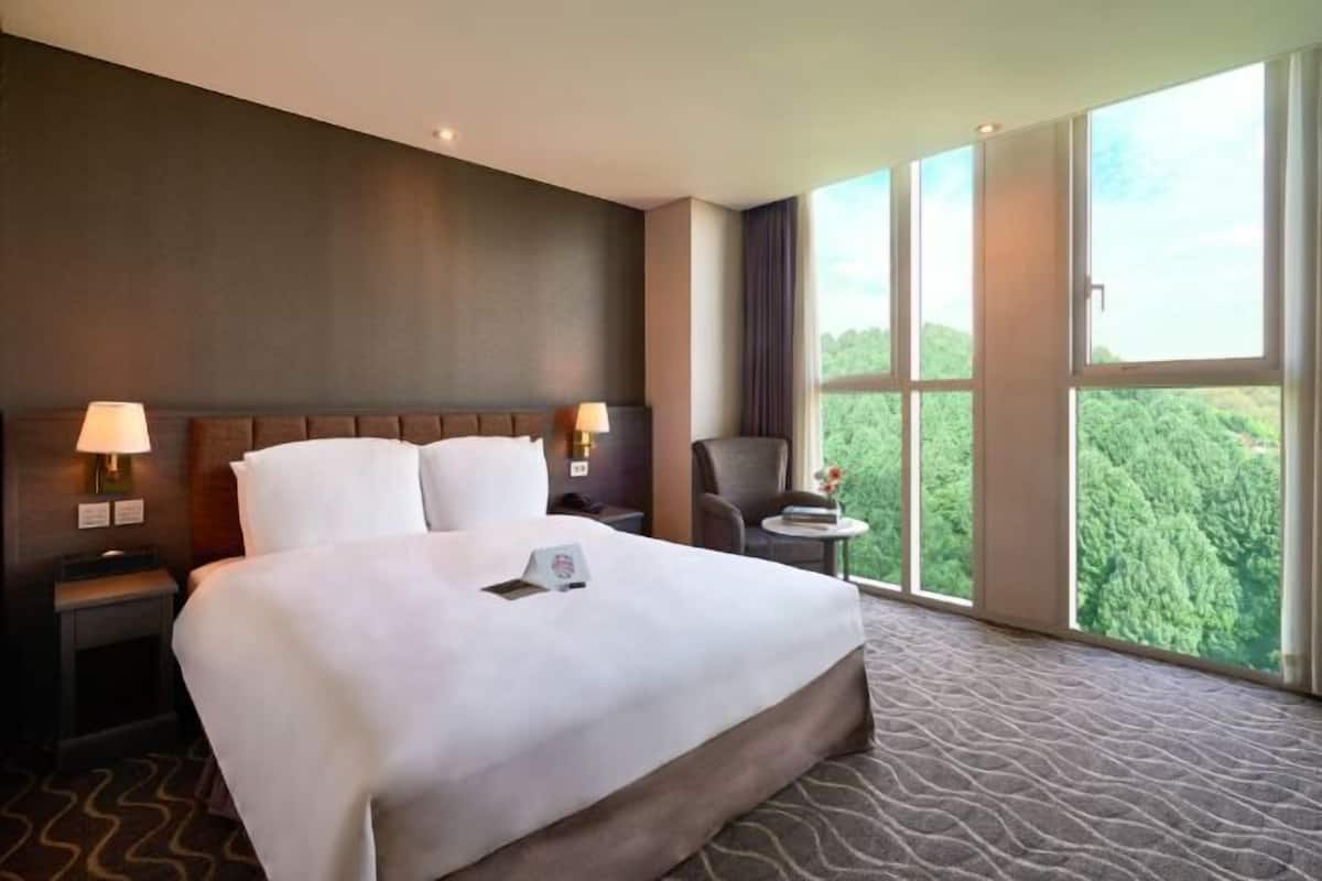 1 habitación y ropa de cama de alta calidad