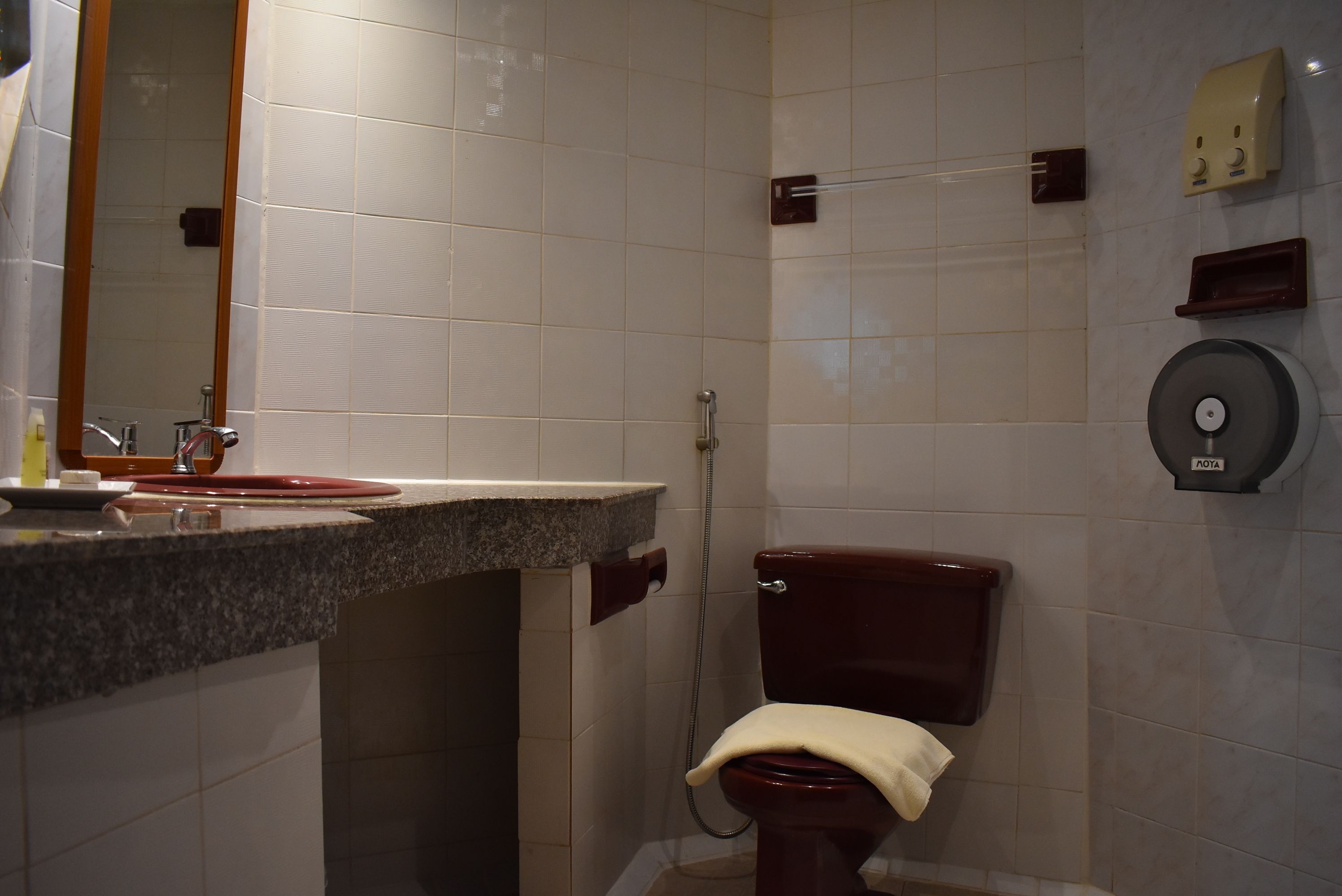 deluxe room | bathroom | shower, free toiletries, towels