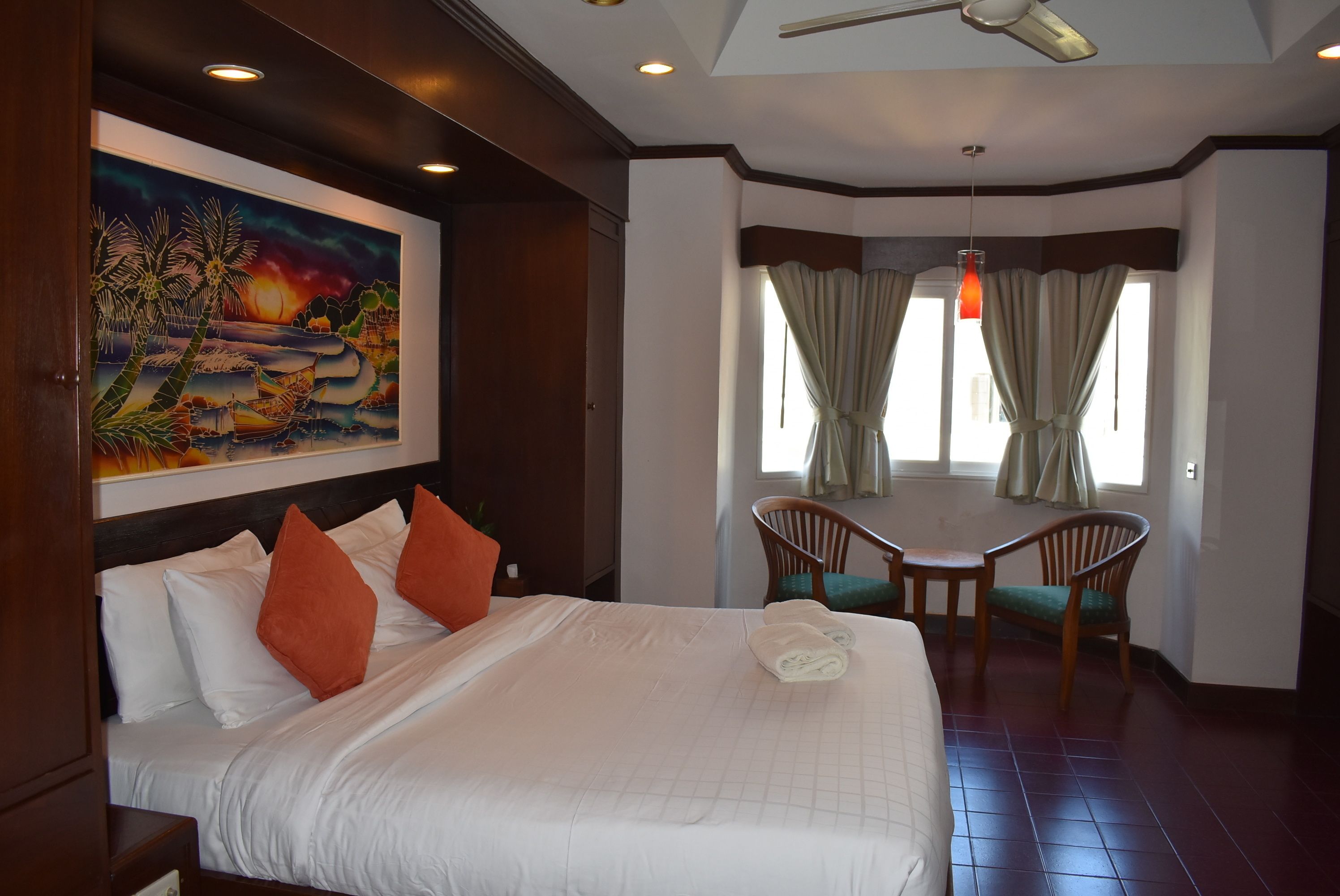 deluxe room | premium bedding, in-room safe, desk, soundproofing