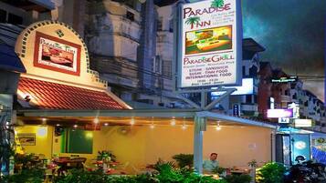 Front of property – evening/night