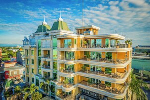 Front of property - evening/night