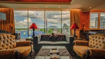 East Balcony Suite (2- Bedroom) | Living area | 42-inch Smart TV with cable channels, Netflix, streaming services