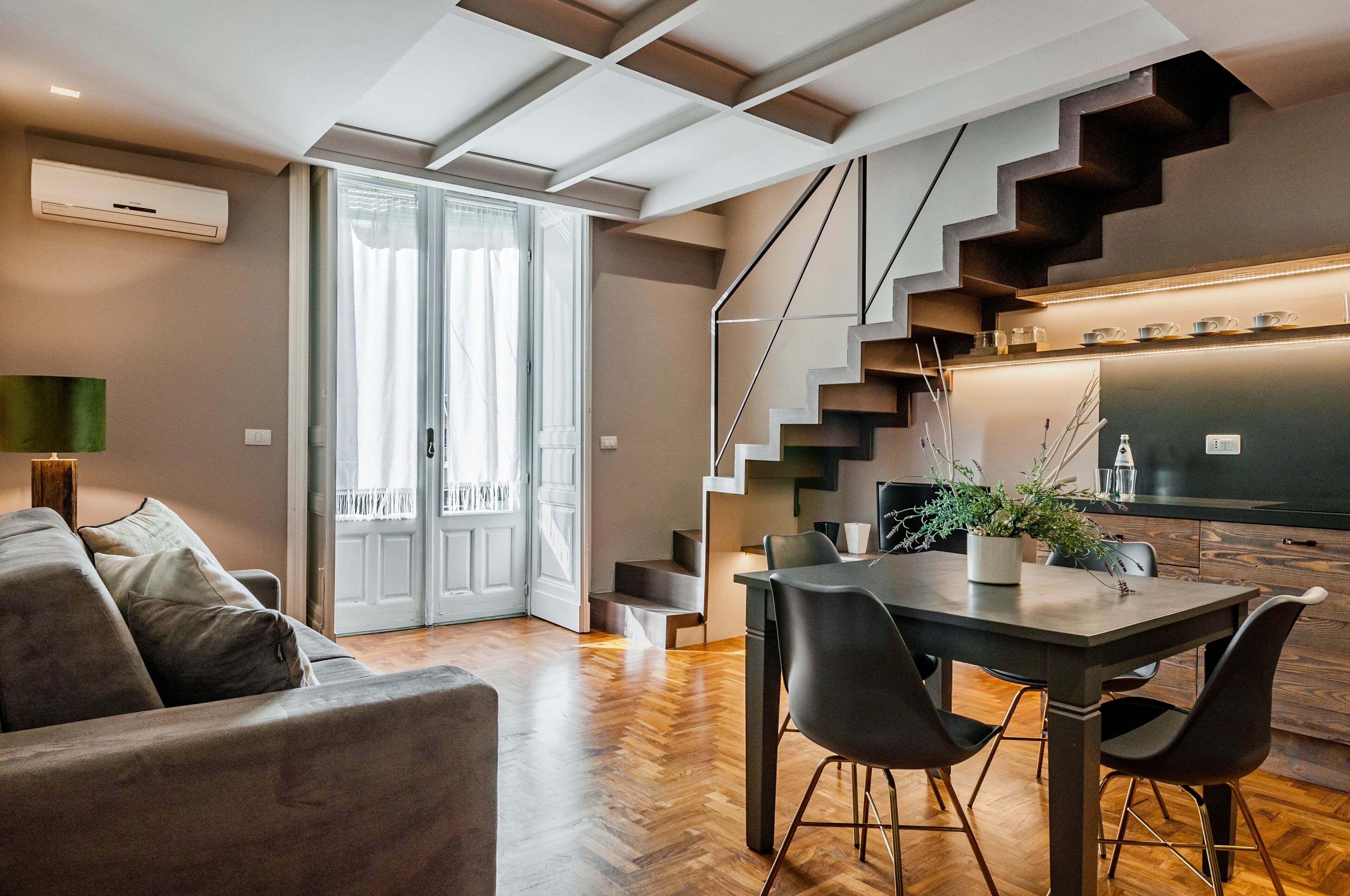Superior Apartment | Living area | 32-inch flat-screen TV with satellite channels, LCD TV, first-run movies