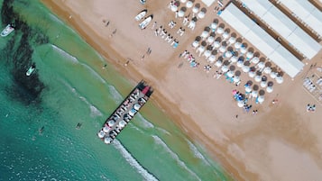 Private beach nearby, free beach shuttle, sun loungers, beach umbrellas