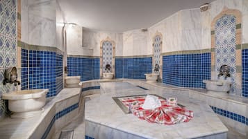 Turkish bath, massage/treatment rooms