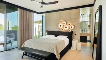 Premium bedding, free minibar, in-room safe, free cribs/infant beds