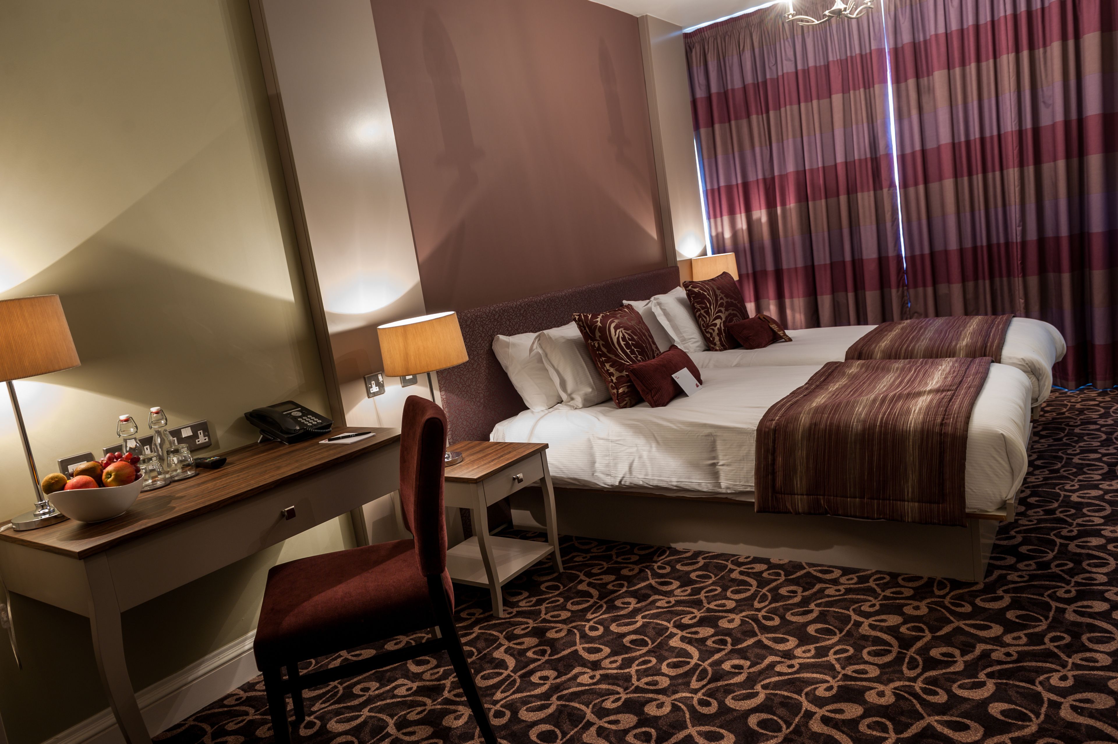 twin room | in-room safe, desk, iron/ironing board, free wifi