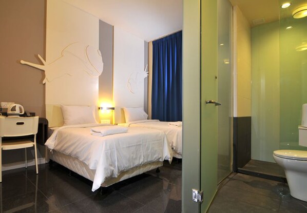 豪華雙床房 | 書桌、遮光布/窗簾、熨斗/熨衣板、免費無線上網