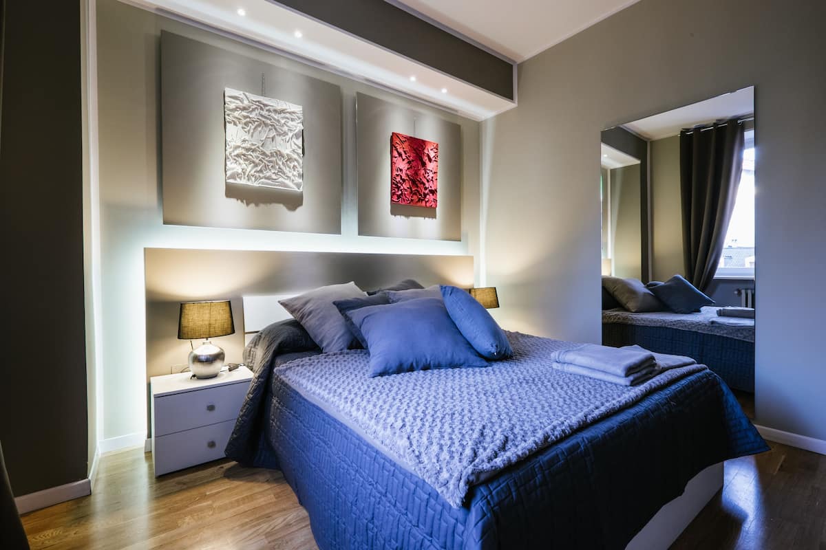 Junior Suite Deluxe | 1 slaapkamer, een kluis op de kamer, een bureau, een laptopwerkplek