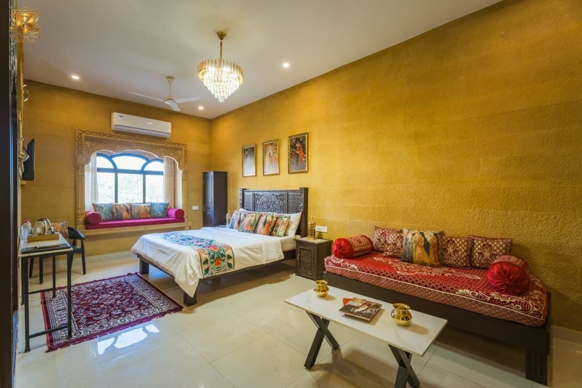Family Room | Peralatan tempat tidur premium, busa memori, peti besi dalam bilik 