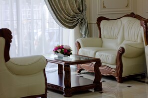 Sitteområde i lobbyen