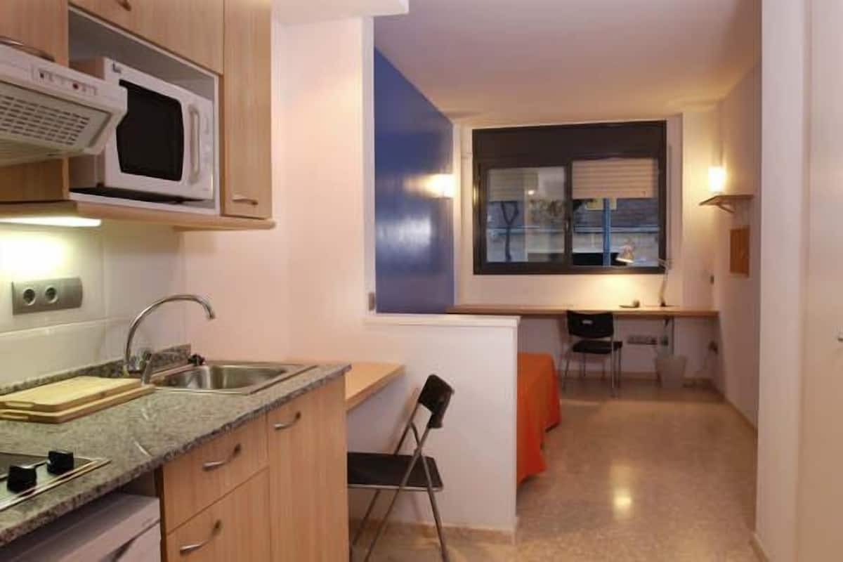 Apartment (Single, 1 person) | Desk, cribs (free), rollaway beds (surcharge), WiFi (free)