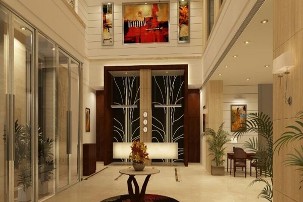 Interior entrance