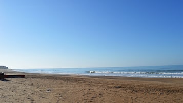 On the beach