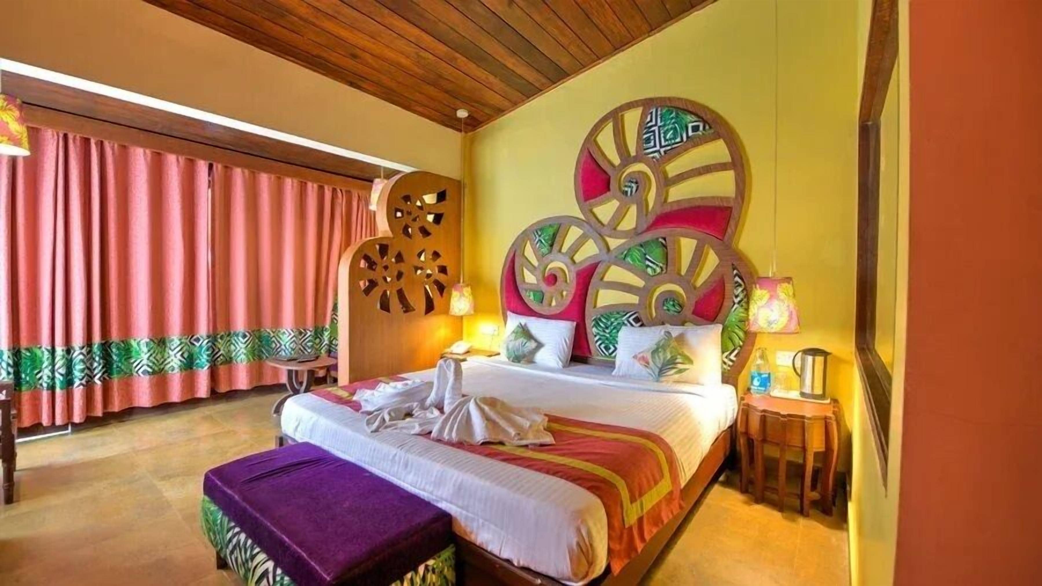 Deluxe kamer, 1 queensize bed, uitzicht op zee | Balkon