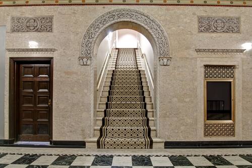 Interior entrance