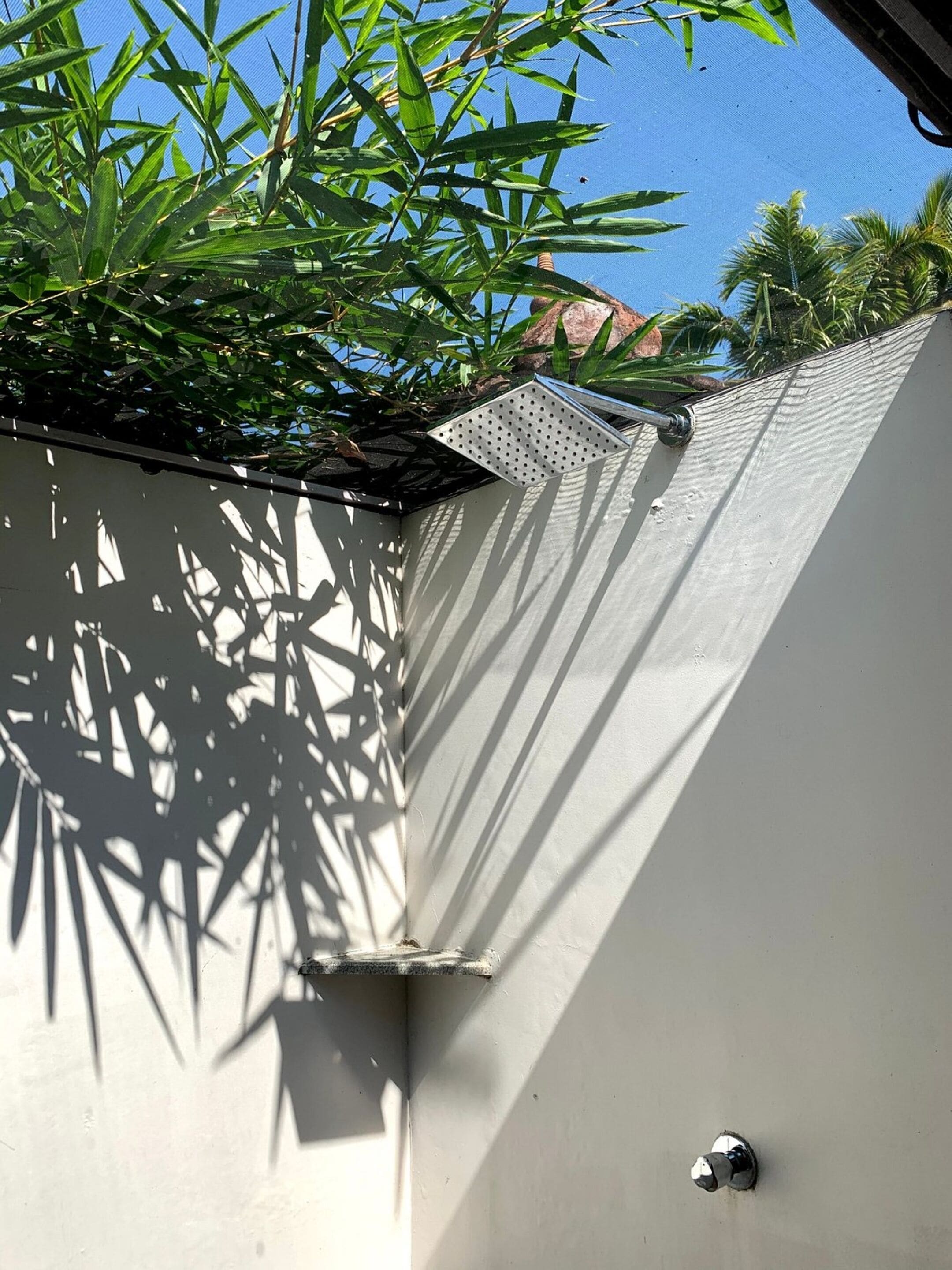 shower, free toiletries, hair dryer, bathrobes