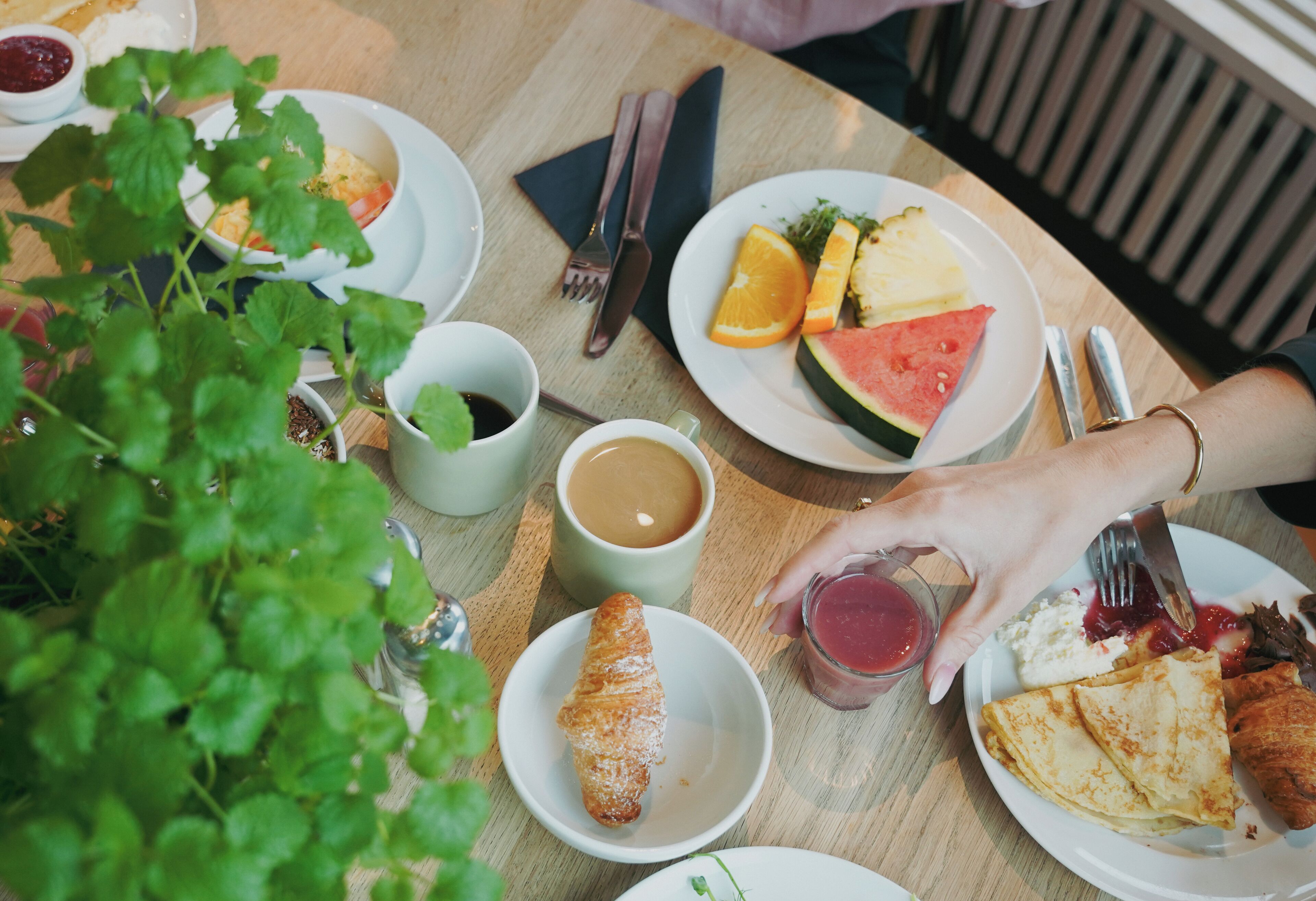 Breakfast for a fee