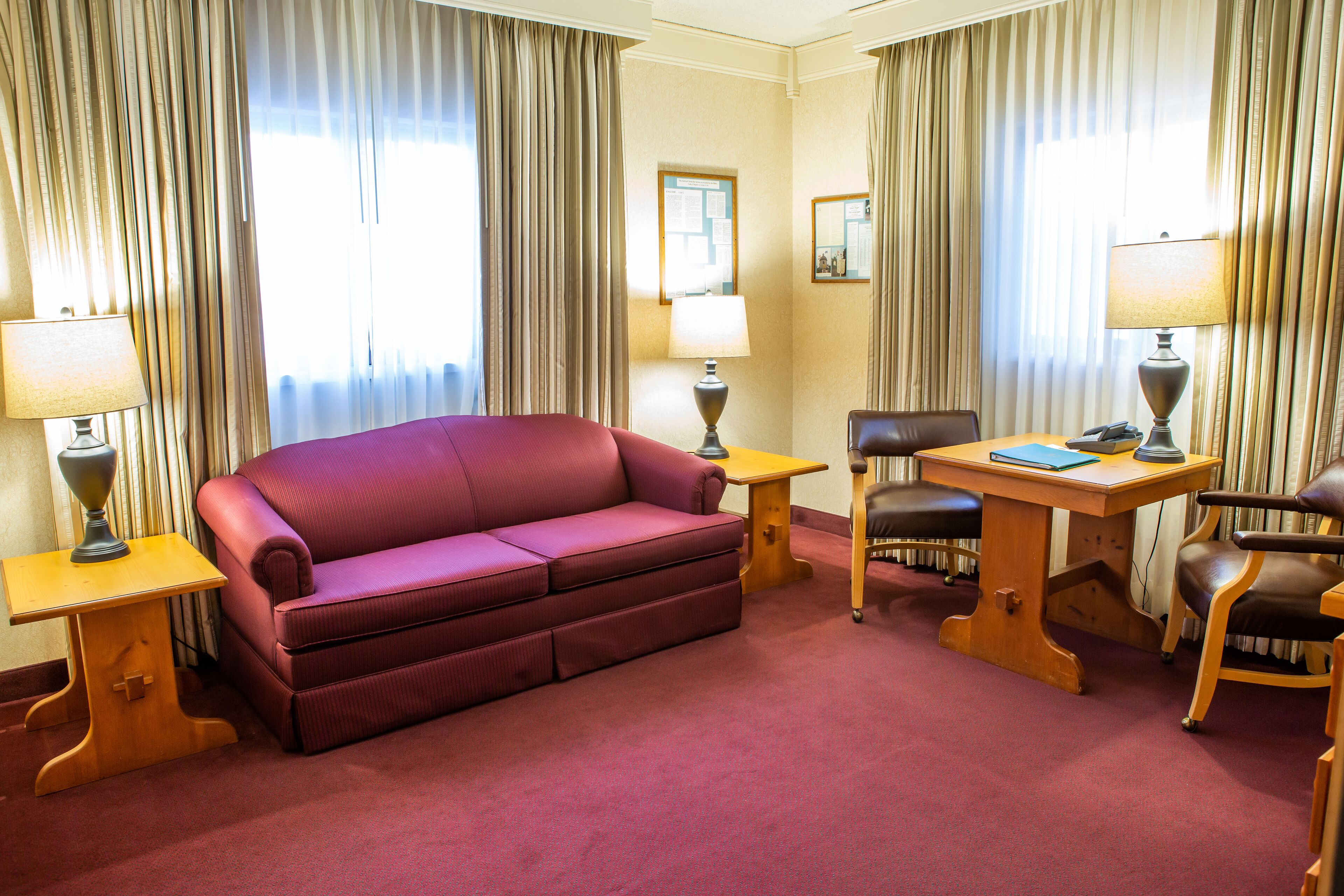 family suite w/two double beds/sleeper sofa | living room | led tv