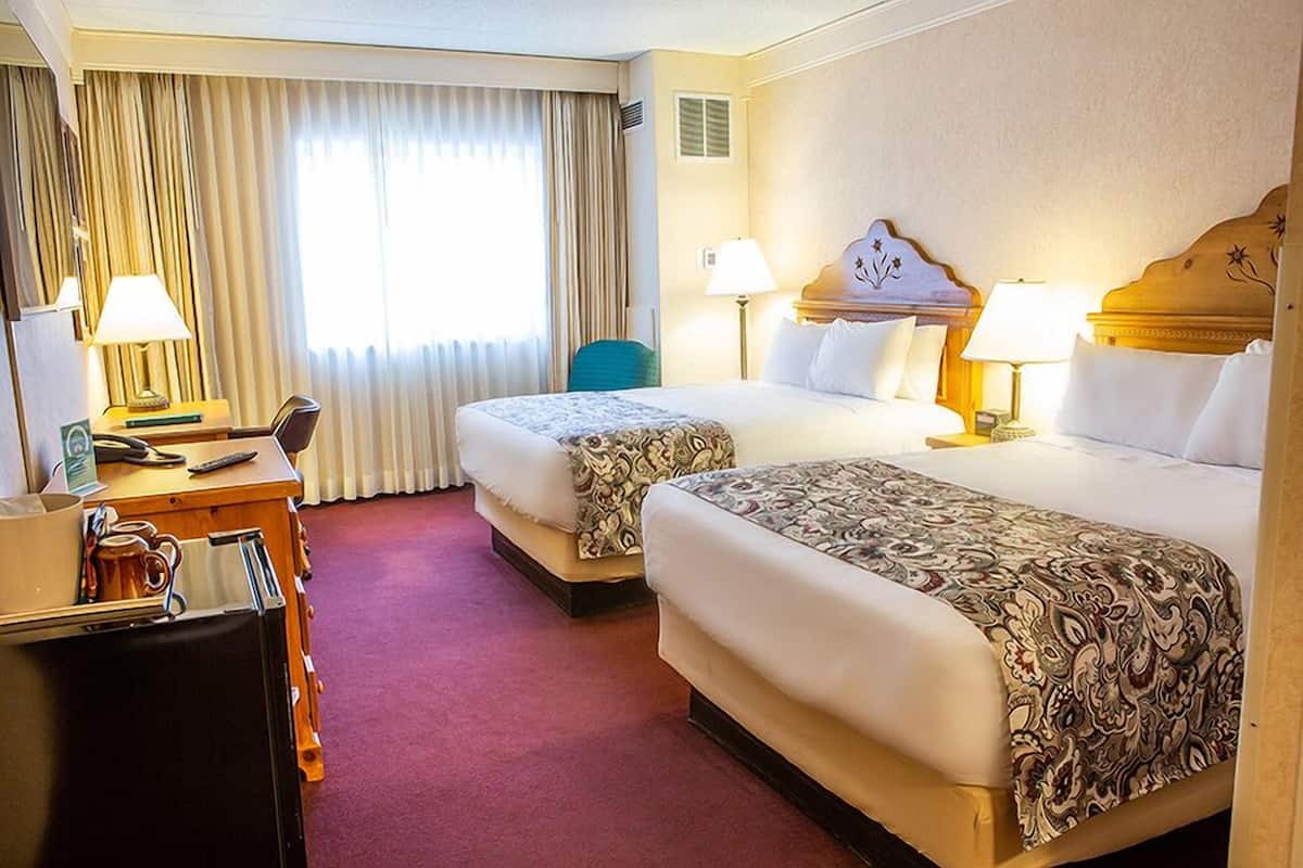 Standard Double Room, 2 Double Beds, Non Smoking | 1 bedroom, hypo-allergenic bedding, desk, blackout drapes