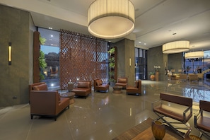 Sala de estar en el lobby