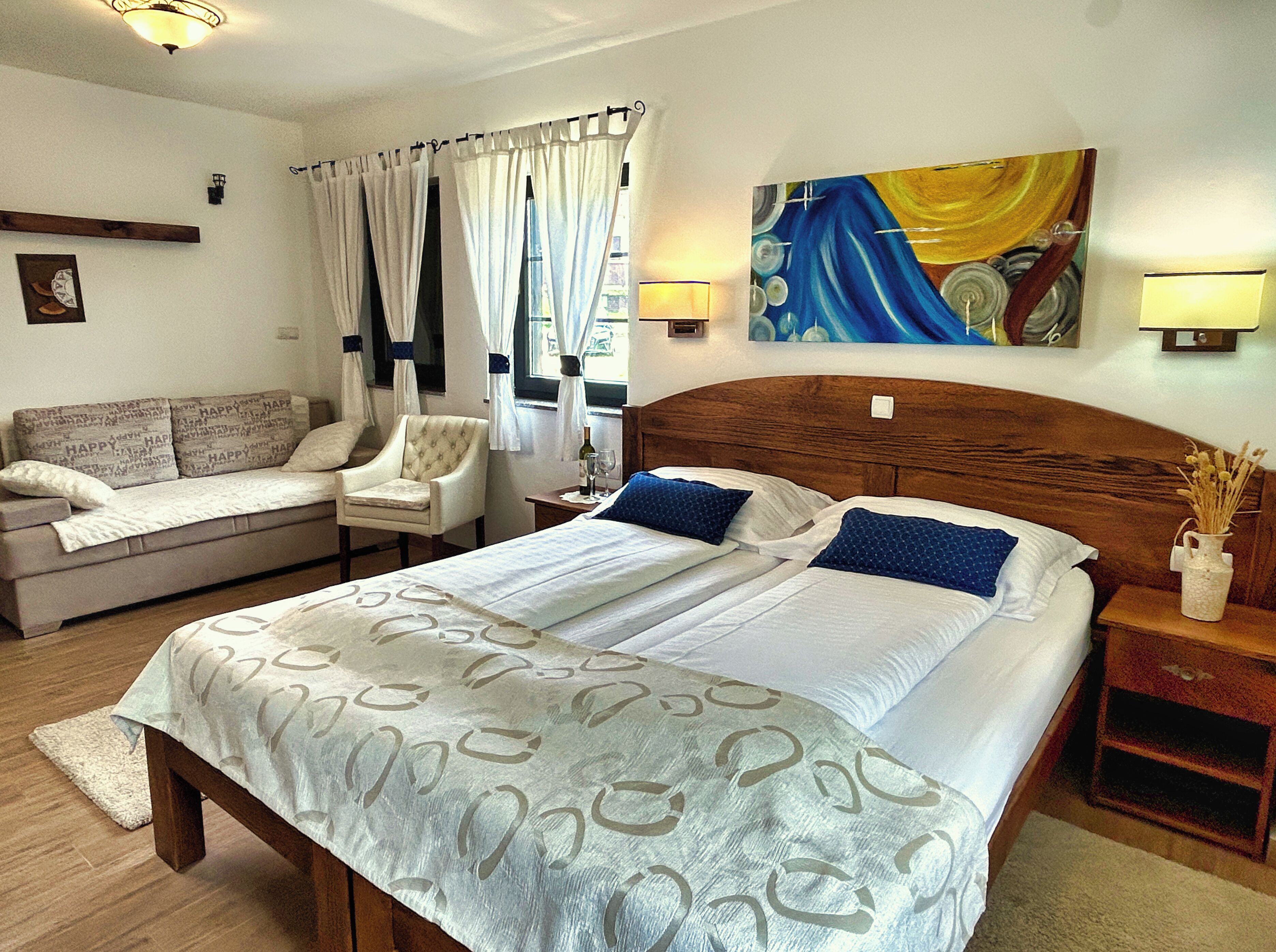 Family Room, Garden View | In-room safe, individually decorated, individually furnished, desk