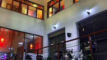 Front of property – evening/night