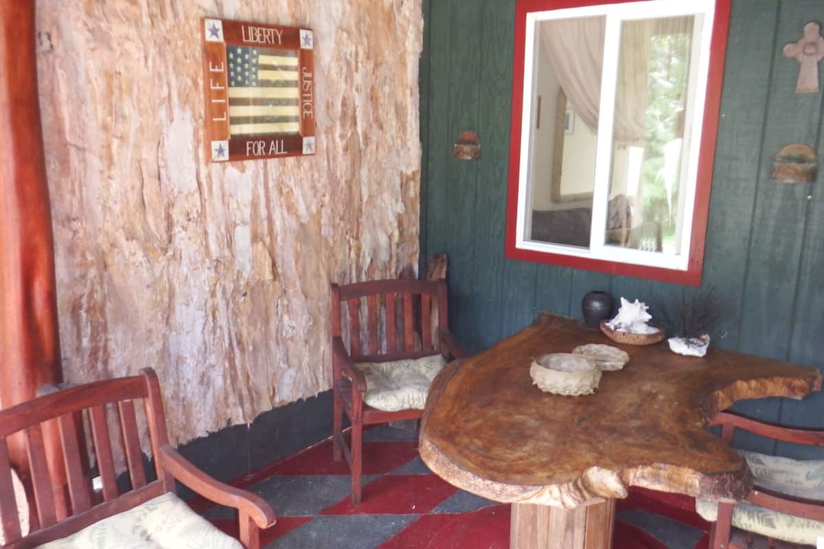Family Double Room, Multiple Beds, Garden View | Terrace/patio