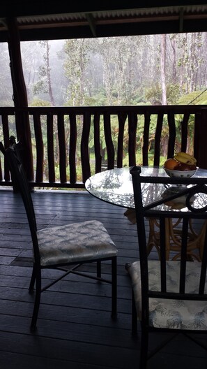Honeymoon Studio Suite, 1 King Bed, Garden View | Terrace/patio