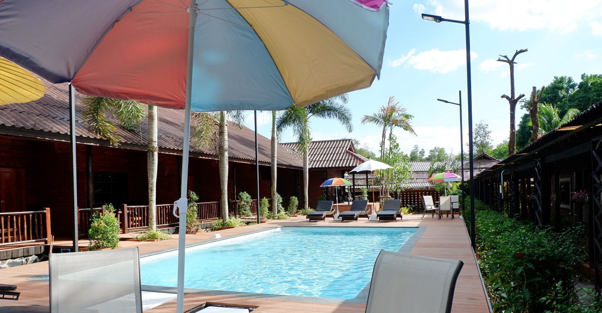 room, non smoking, pool view | terrace/patio