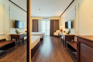 Deluxe Twin Room | Premium bedding, minibar, in-room safe, desk - Tran Vien Dong Hotel (Nha Trang)