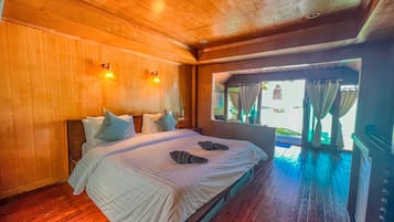Bungalow, vista a la playa (Sea Front Bungalow) | Minibar y caja de seguridad en la habitación