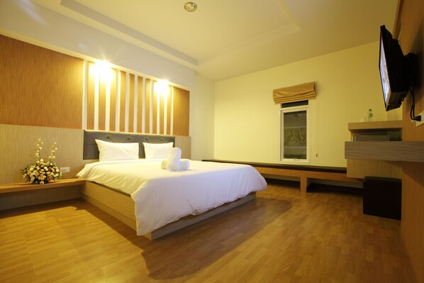 Standard Room | Free WiFi, bed sheets - Pongjun Resort Hat Yai (Hat Yai)