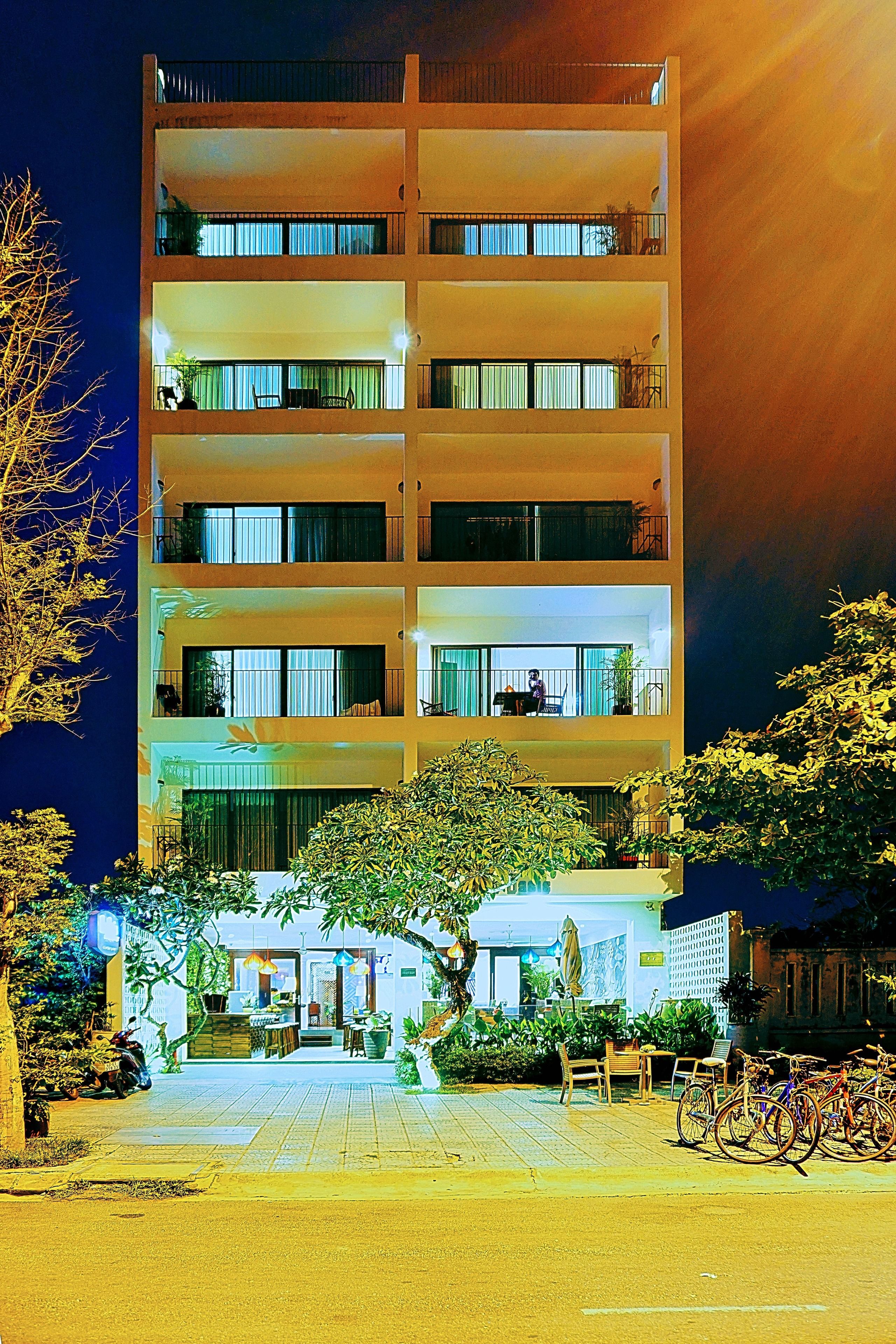 front of property – evening/night