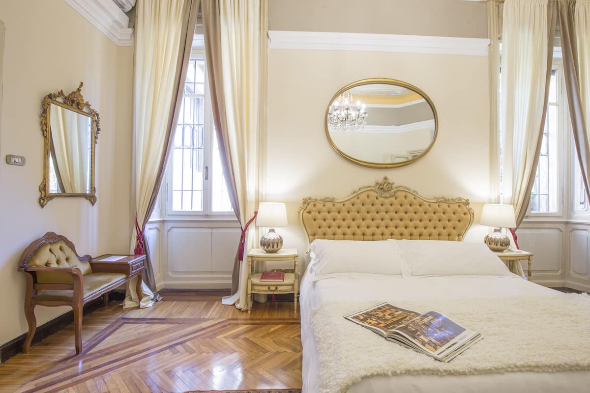 Frette Italian sheets, premium bedding, down duvets, Tempur-Pedic beds
