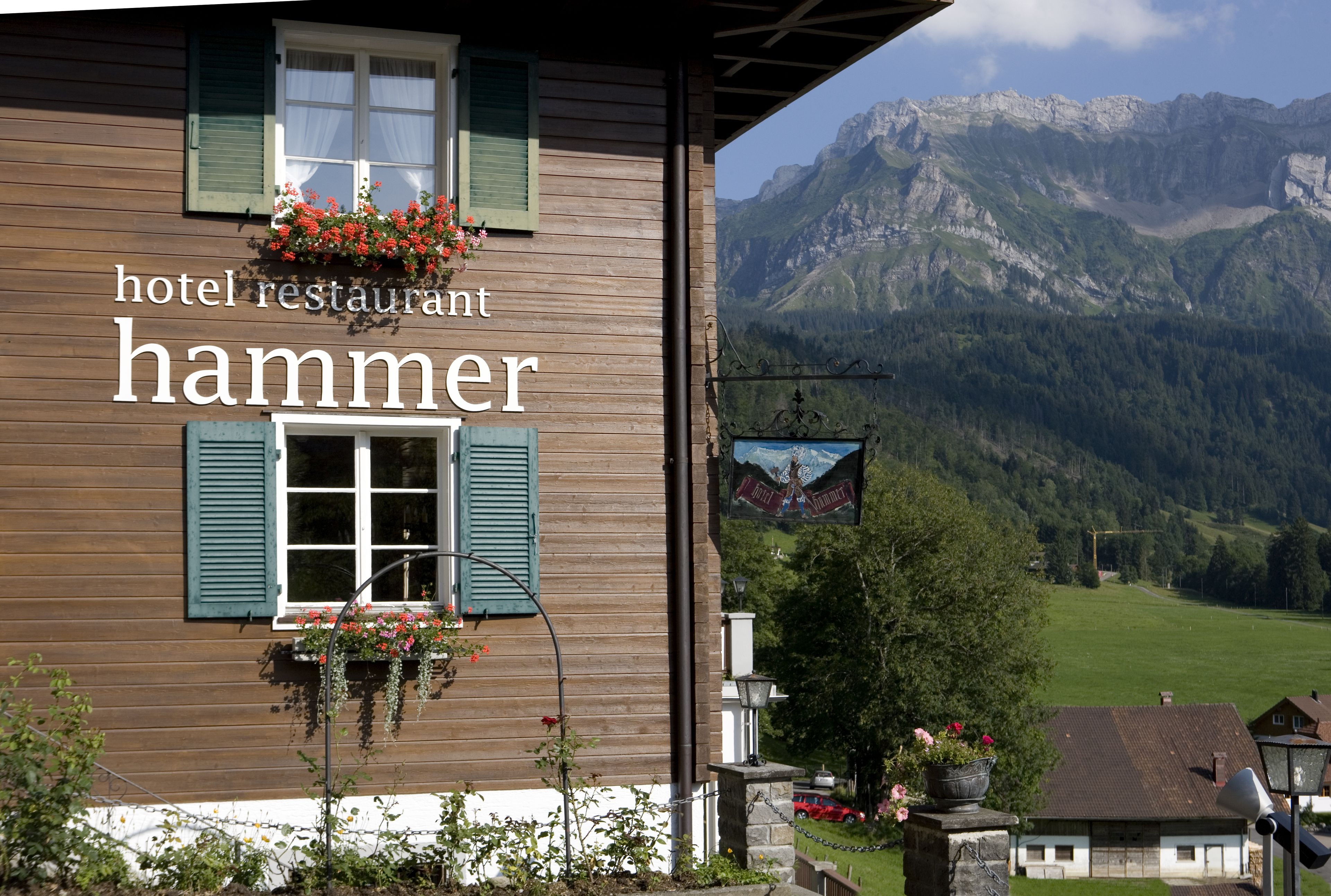 Façade de l’hébergement