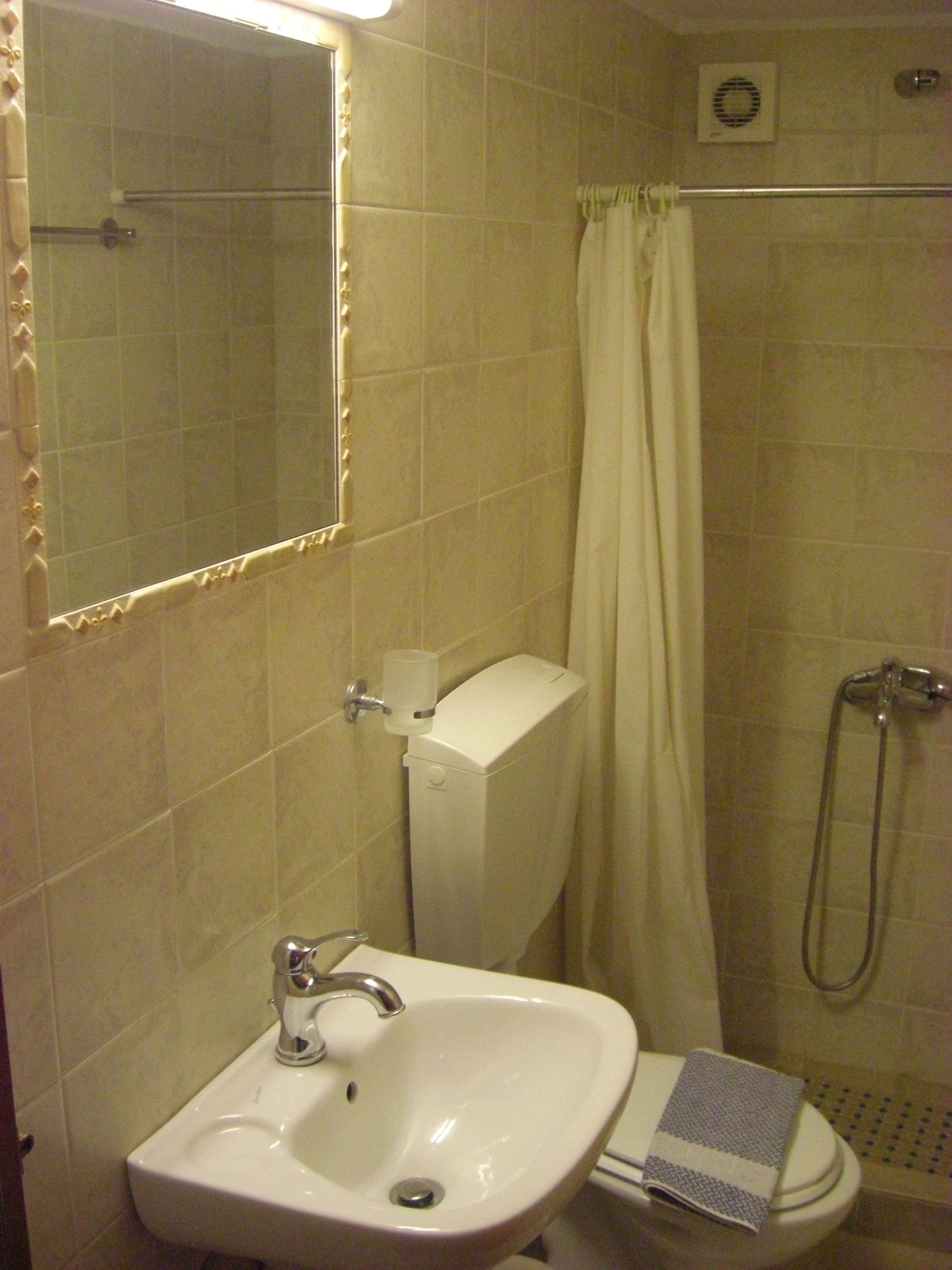 superior apartment, 2 bedrooms, balcony (eftychia) | bathroom shower