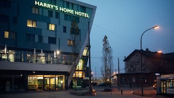 Front of property – evening/night