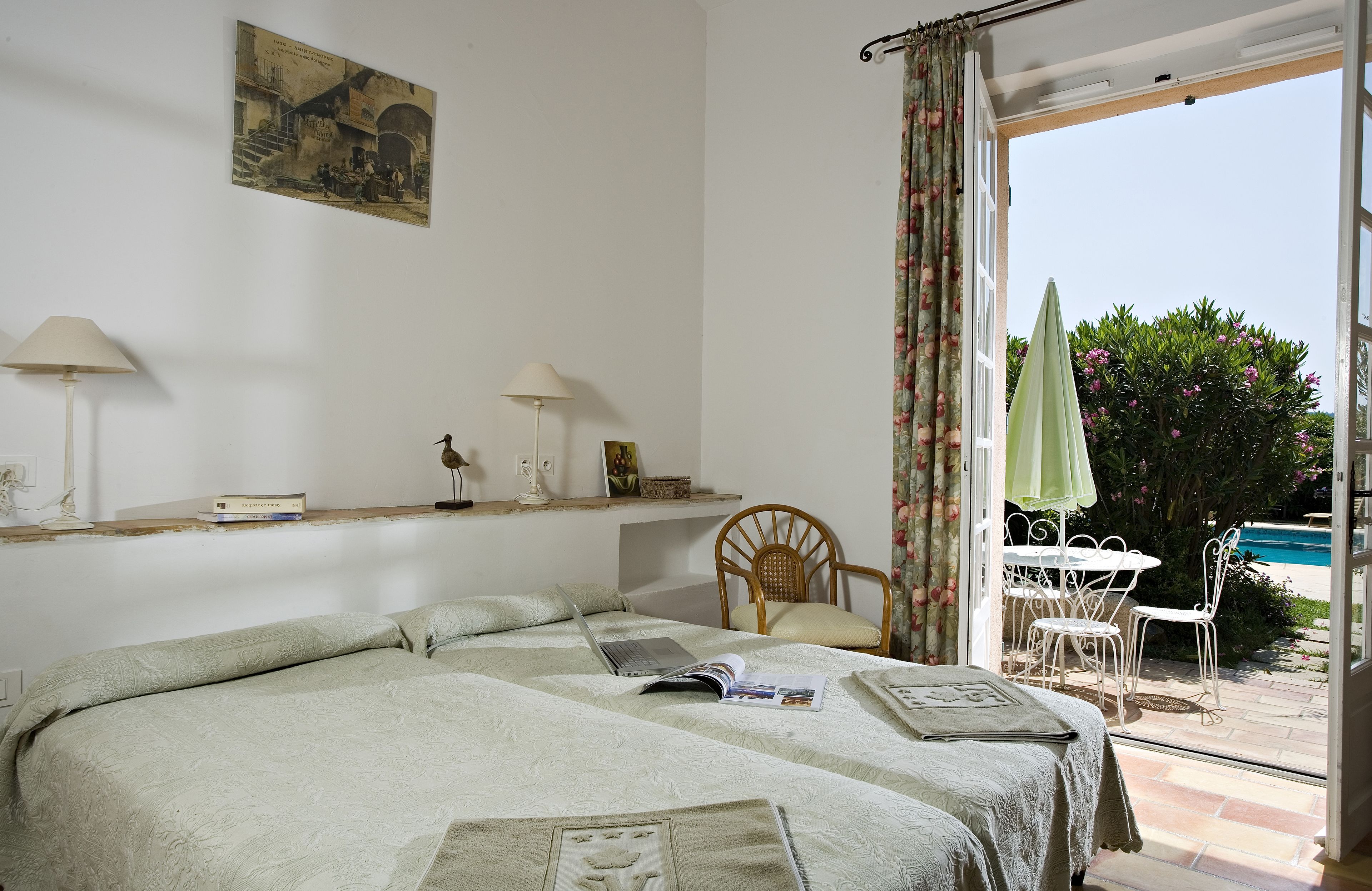 family room pool | premium bedding, minibar, in-room safe, desk