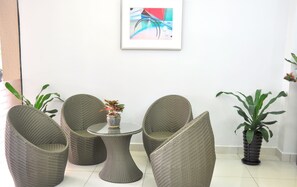 Sala de estar en el lobby