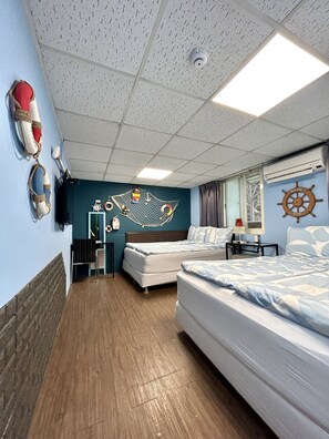 Kamar Quadruple Standar | 13 kamar tidur dan didekorasi berbeda-beda