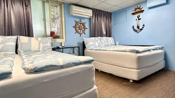 Standard Quadruple Room | 13 bedrooms, individually decorated, individually furnished, desk