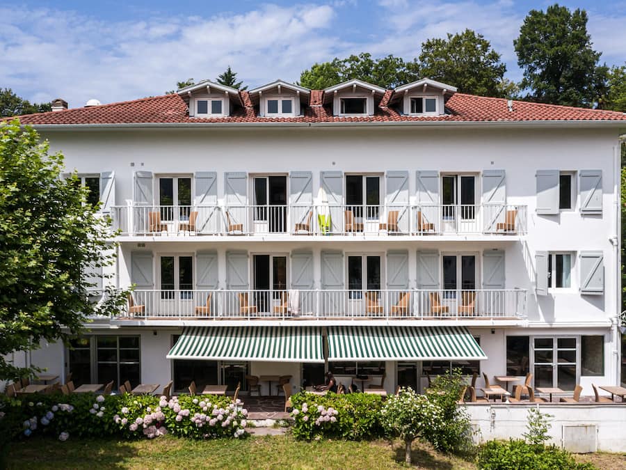 Façade de l’hébergement