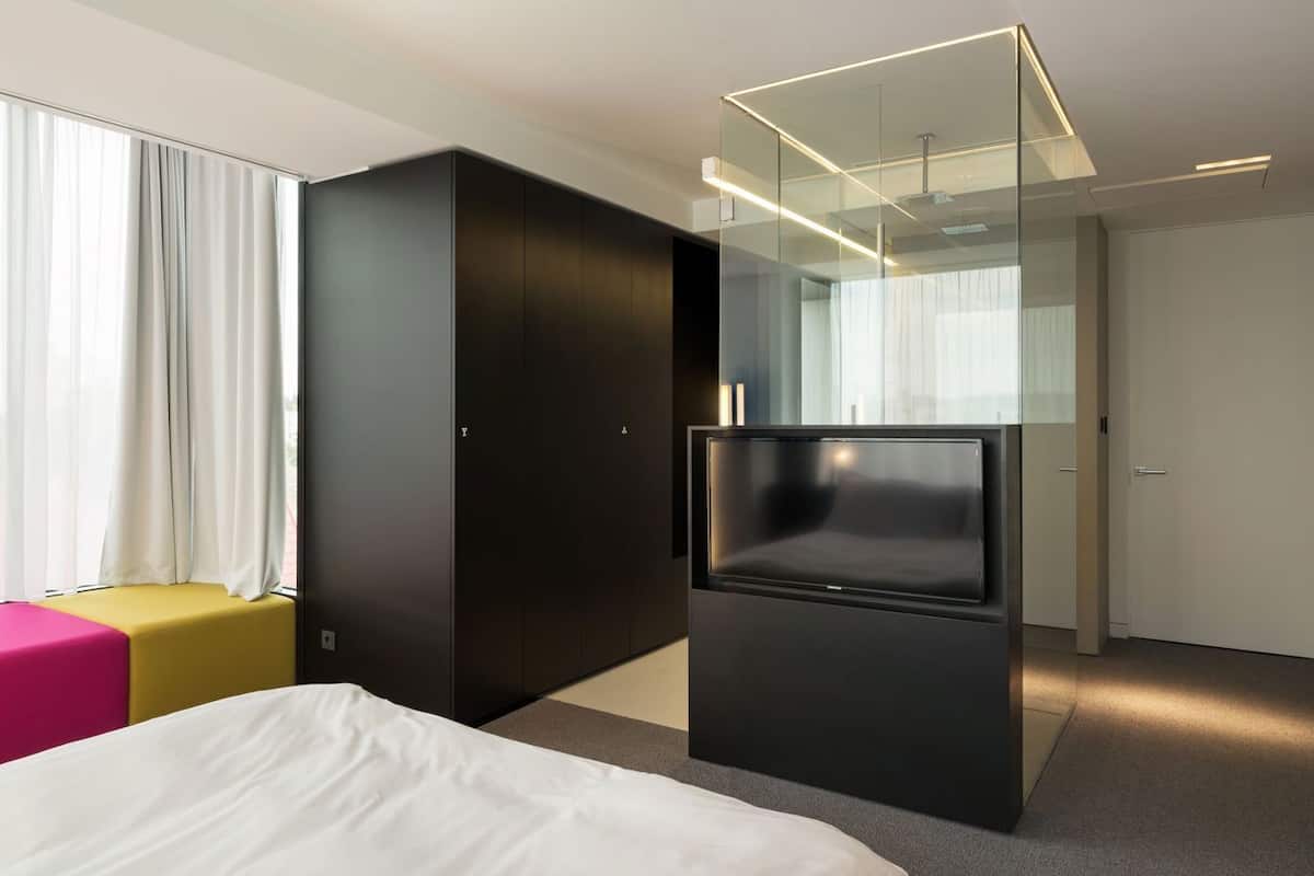 Premium bedding, memory foam beds, minibar, in-room safe