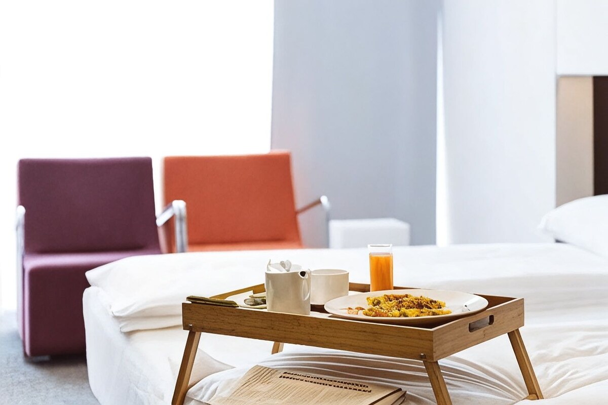 Premium bedding, memory-foam beds, minibar, in-room safe
