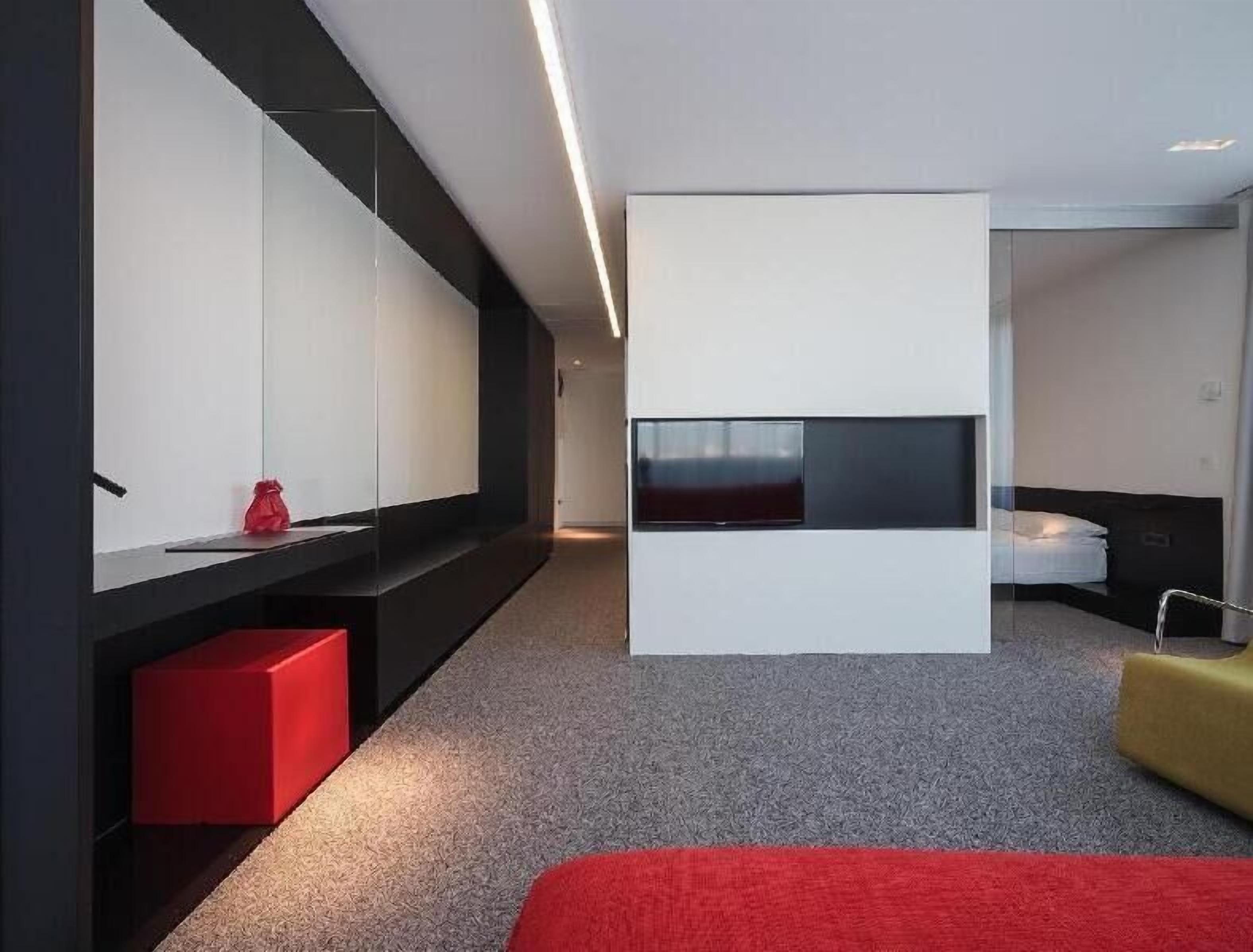 Premium bedding, memory-foam beds, minibar, in-room safe